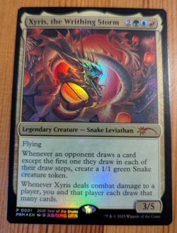 Xyris, the Writhin Storm - APAC Promo, Year of the Snake - Magic the Gathering - Image 1
