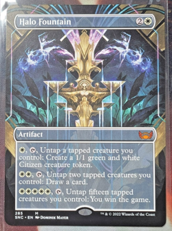 2025 MAGIC: THE GATHERING STREETS OF NEW CAPENNA #285 HALO FOUNTAIN - Image 1