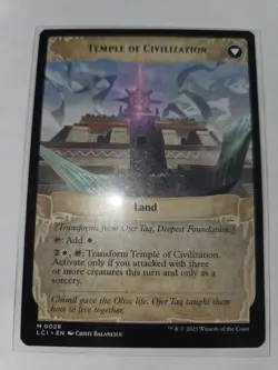 mtg, Ojer Taq, Deepest Foundation The Lost Caverns of Ixalan Regular NM - Image 2