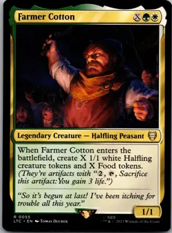 Farmer Cotton 55 Commander: Magic: The Gathering LP - Image 1