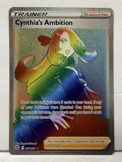 Cynthia's Ambition 178/172 Brilliant Stars Trainer Full Art SR - Image 1