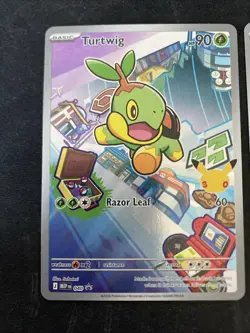 Pokemon First Partner Illustration Turtwig Chimchar Piplup Promo 040 041 042 NM - Image 2