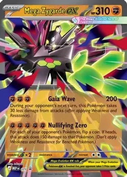 Mega Zygarde ex 071 Holo Promo ME: Mega Evolution Promo 2025 Near Mint - Image 1