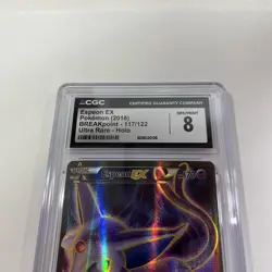 Pokemon Espeon EX 117/122 Breakpoint CGC 8.0 NM/MINT - Image 3