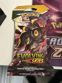POKEMON TCG Evolving Skys EMPTY BOOSTER PACK Random Art - Image 1