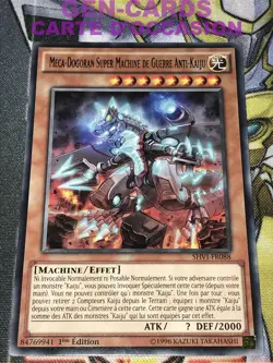 CARTE Yu Gi Oh MECA-DOGORAN SUPER MACHINE DE GUERRE ANTI-KAIJU SHVI-FR0 - Image 1