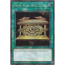 Yugioh Gold Sarcophagus RA02-EN052 Quarter Century Rare 1st Edition - Image 1