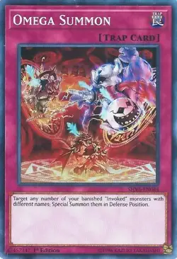 Omega Summon - SHVA-EN044 - Super Rare 1st Edition Yugioh - Image 1