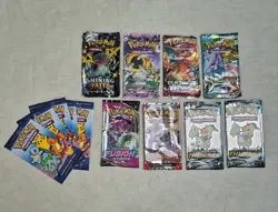 13x Empty Booster Packs Miscellaneous Pokemon Card Game Pokemon TCG - Image 1