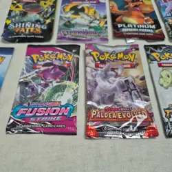 13x Empty Booster Packs Miscellaneous Pokemon Card Game Pokemon TCG - Image 4