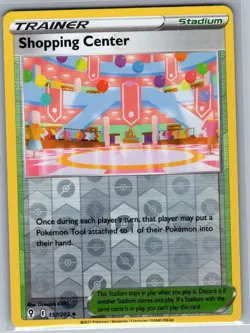 Shopping Center 157/203 Reverse Holo SWSH07: Evolving Skies - Pokemon Card - NM - Image 1