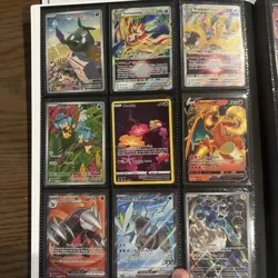 Pokemon Card Collection, Full Arts and SIRs, 204 cards, Modern, Binder Included - Image 2