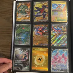 Pokemon Card Collection, Full Arts and SIRs, 204 cards, Modern, Binder Included - Image 4