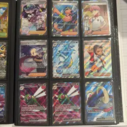Pokemon Card Collection, Full Arts and SIRs, 204 cards, Modern, Binder Included - Image 5