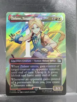 Zidane, Tantalus Thief (Borderless) (Surge Foil) Final Fantasy Foil - Image 1