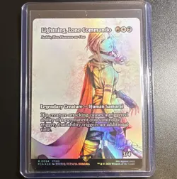 Wizards of the Coast Lightning, Lone Commando 0054 Rare White/Black Foil ENG - Image 1