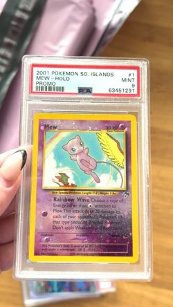Mew Holo 1/18 Pokemon 2001 Southern Islands Promo PSA 9 - Image 2