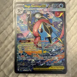 Mega Greninja ex SIR 116/086 Chaos Rising Special Illustration Rare Pokemon TCG - Image 1