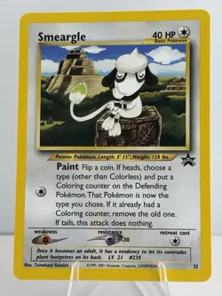 Smeargle 32/53 Wotc Black Star Promo Regular Pokemon NM/LP - Image 1