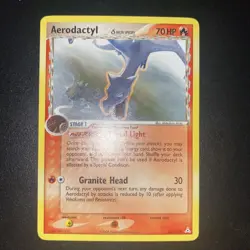 Pokemon TCG Aerodactyl EX Holon Phantoms 35 Regular Uncommon Delta Species - Image 1