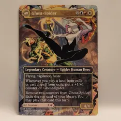 Gwen Stacy, SPM M 0202 (Scene Card), Magic: The Gathering, NM/M, READY TO SHIP - Image 2
