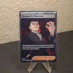 Pokemon - Giovanni's Charisma SR 197/165 - Scarlet & Violet 151 - Image 1