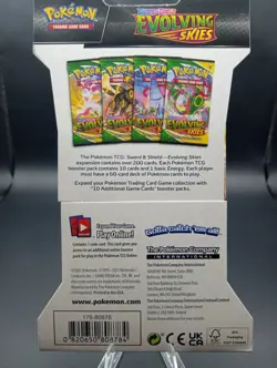 2021 Pokemon Evolving Skies EMPTY sleeve NO PACK OR PACK WRAPPER - Image 2