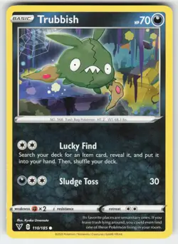 Trubbish 110/185 Common Vivid Voltage Pokemon Near Mint - Image 1