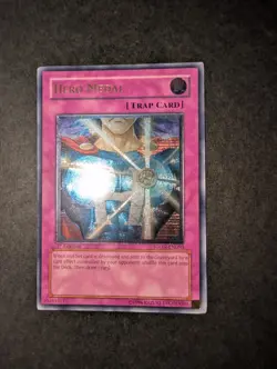 Yugioh Hero Medal STON-EN050 1st Edition Ultimate Rare Excellent Condition - Image 4