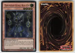 Thunder King Rai-Oh (UTR) TU08-EN000 Turbo Pack: Booster Eight YU-GI-OH - Image 3
