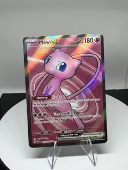 MEW EX 193/165 Ultra Rare SV 151 Full Art Pokemon Card NM - Image 1