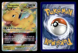 Dragonite VSTAR 050/078 Ultra Rare Pokemon GO Pokemon Card - Image 1