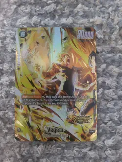 DMG Vegeta FS09-15 Bonus Pack Alternate Art Promo Dragon Ball Card DMG - Image 1