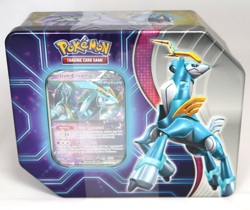 Pokemon: Paradox Destinies Iron Crown ex Tin (SEALED) 5 packs of cards & promo - Image 1