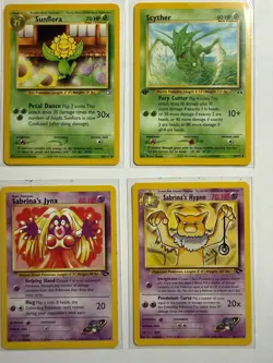 Vintage Pokemon Card Lot WOTC Era Neo Gym Rocket Base Jungle Fossil Rare Uncommo - Image 2