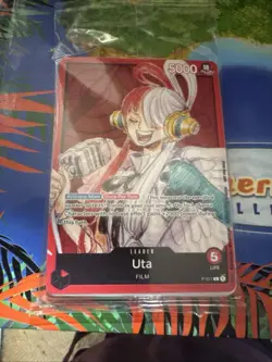 x1 SEALED One Piece TCG Card Game Film Red Uta Promo PACK - Image 1