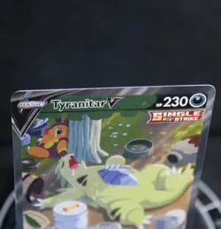 Tyranitar V 155/163 Pokemon Battle Styles Alt Full Art Holo Ultra Rare MINT - Image 2