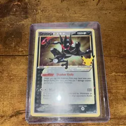 Greninja Gold Star Sealed SWSH144 2021 Celebrations Pokemon Black Star Promo - Image 1