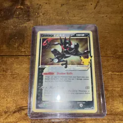 Greninja Gold Star Sealed SWSH144 2021 Celebrations Pokemon Black Star Promo - Image 3