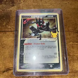 Greninja Gold Star Sealed SWSH144 2021 Celebrations Pokemon Black Star Promo - Image 5