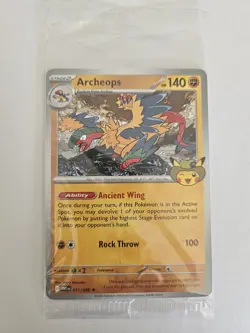 Archeops - 051 Fossil Museum Exclusive 051/086 Mega Evolution Promo Pokemon - Image 1