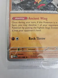 Archeops - 051 Fossil Museum Exclusive 051/086 Mega Evolution Promo Pokemon - Image 5