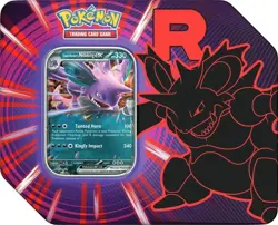 Pokemon TCG Team Rocket Nidoking Destined Rivals Tin Brand New Factory Sealed - Image 1