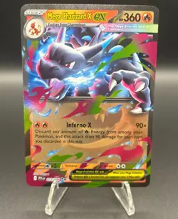 • Mega Charizard X ex • 013/094 Double Rare Phantasmal Flames Pokemon TCG NM - Image 1