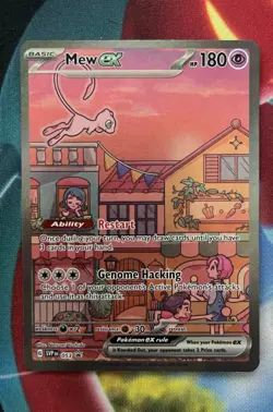 Pokemon TCG Mew ex 053 SVP Scarlet & Violet Promo Holo Eng EX 180 HP - Image 1