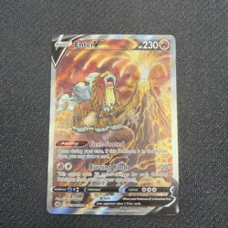 Entei V Crown Zenith Galarian Gallery Holo Ultra Rare Pokemon TCG GG36/GG70 NM - Image 1