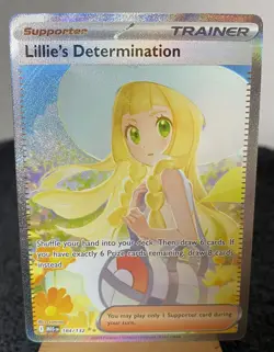 Lillie's Determination 184/132 Mega Evolution Pokemon TCG NM - Image 4