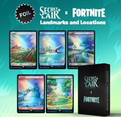 MTG SEALED Secret Lair x Fortnite: Landmarks and Locations Foil Edition - Image 1