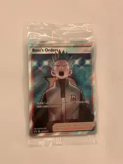 Pokemon Boss's Orders SWSH251 SEALED 4 Cards-1x Full Art-3x Holo Pokemon Card - Image 1