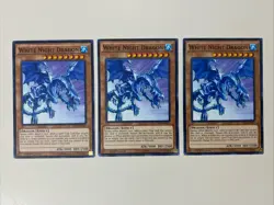Yugioh - White Night Dragon x 3 - 1st Edition NM - Plus Free Holo Card - A - Image 1